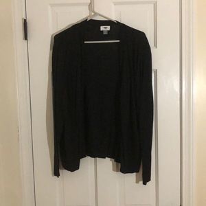 Black cardigan